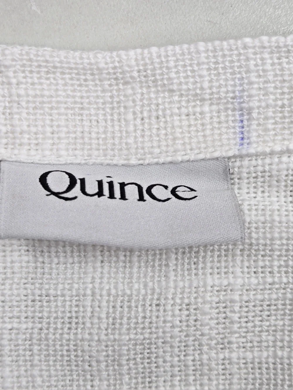 NWT QUINCE Set Of 4 48x84 Cotton Sheer Curtains White 0764